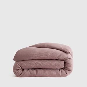 Quince Airy Gauze Duvet Cover- Fig
